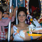 Jane Marks with her son, Tommy, at Expo '74.
