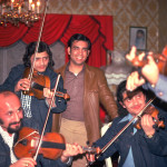 Romani Musicians visit Jimmy and Jane Marks in Spokane, 1974.